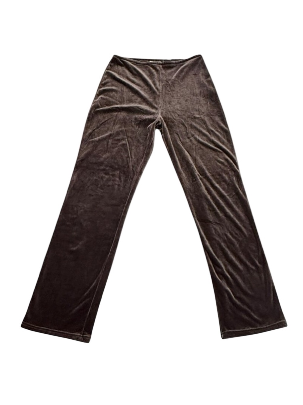 Vintage Women’s Will Smith Collection Brown Velour Sweatpants 1990s 29x31